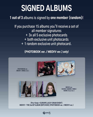 [SIGNED / LUCKY DRAW EVENT] MEOVV - BITE NOW [2nd Mini Album] Meovv Ver.
