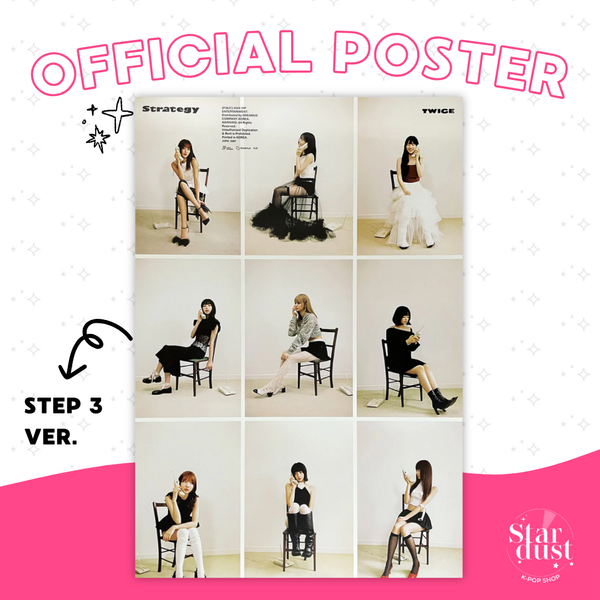 [POSTER] TWICE - STRATEGY - Stardust K-pop Shop