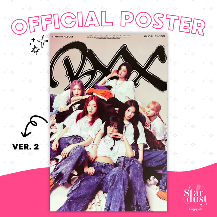 [POSTER] PURPLE KISS - BXX - Stardust K-pop Shop