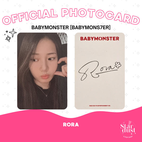 [PHOTOCARD] BABYMONSTER - BABYMONS7ER [POB] - Stardust K-pop Shop