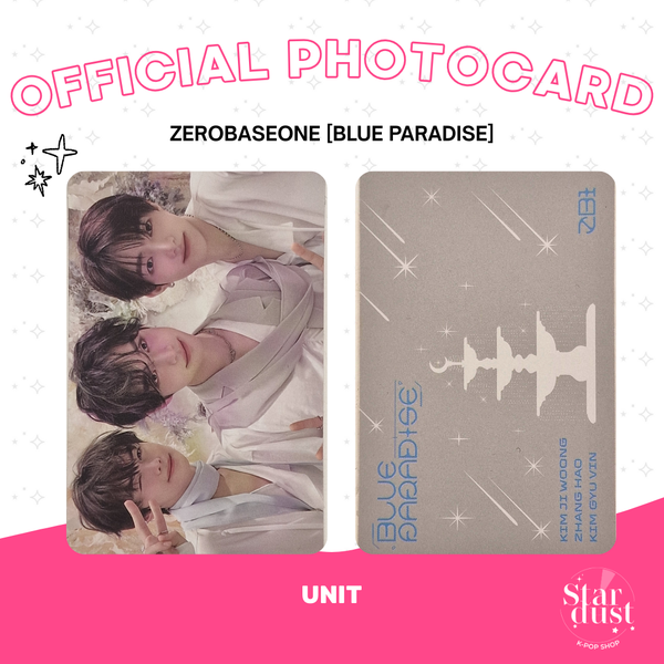 [PHOTOCARD] ZEROBASEONE (UNIT) - BLUE PARADISE