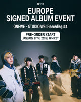 [EU SIGNED ALBUM EVENT] ONEWE - STUDIO WE: Recording #4 - Stardust K-Pop Shop