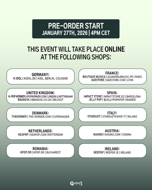 [EU SIGNED ALBUM EVENT] ONEWE - STUDIO WE: Recording #4 - Stardust K-Pop Shop