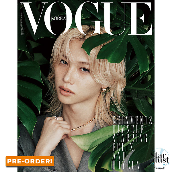 STRAY KIDS FELIX - Vogue Korea - Cover A - Stardust K-Pop Shop - Magazine