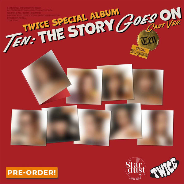 TWICE - TEN: The Story Goes On [Cast Ver.] Stardust K-Pop Shop