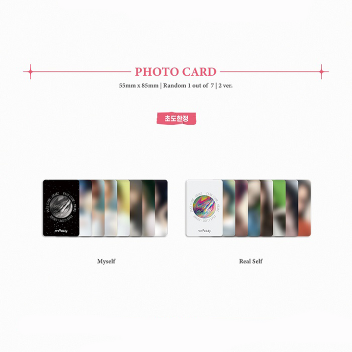 Weeekly Play Game: Awake 1st Single Album Myself version, Real Self version photocard