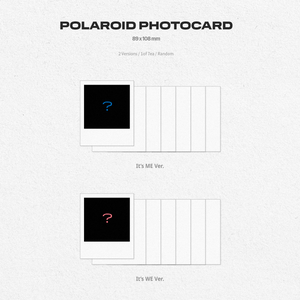 Tempest 1st Mini Album It's Me, It's We polaroid photocard