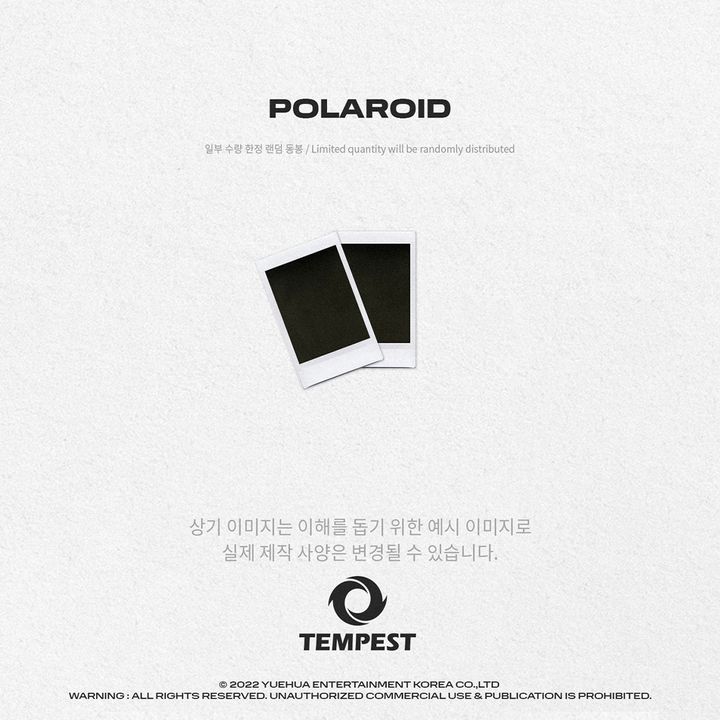Tempest 1st Mini Album It's Me, It's We polaroid
