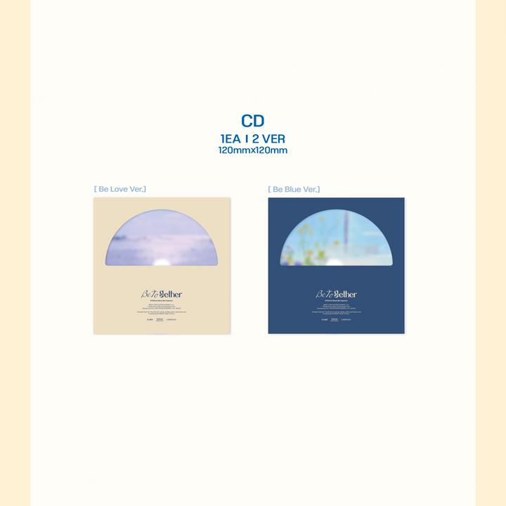 BTOB Be Together 3rd full album Be Love ver, Be Blue ver CD