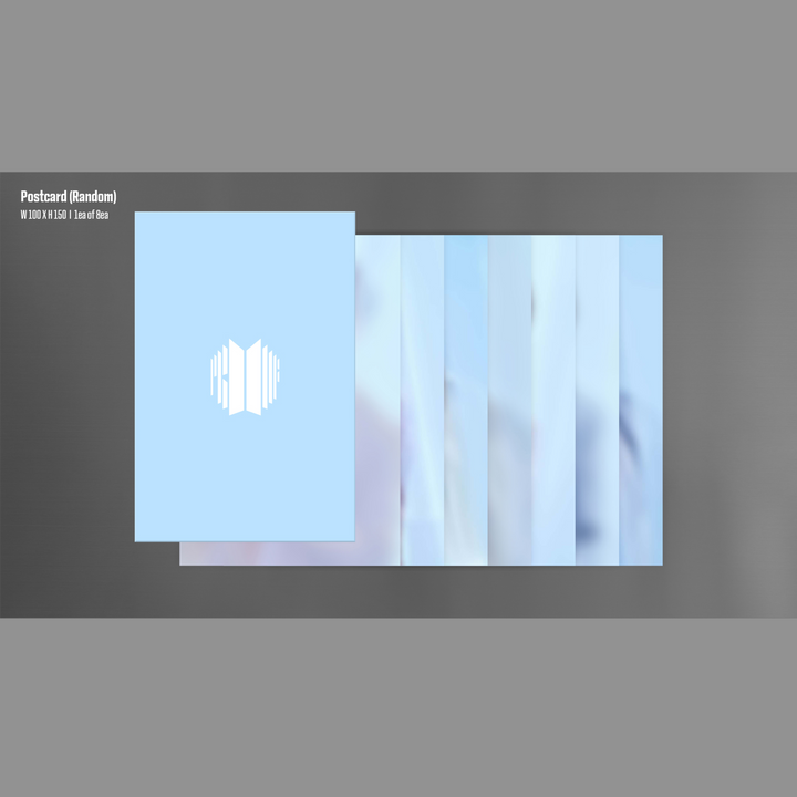 BTS Proof Standard Edition postcard