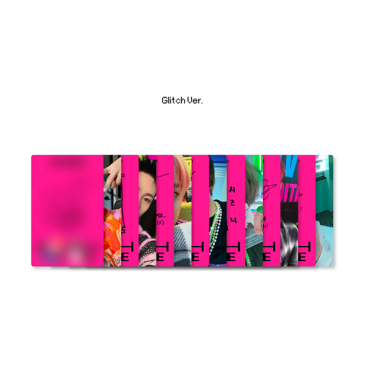 NCT Dream Glitch Mode 2nd Full Album Scratch version, Glitch version photocard