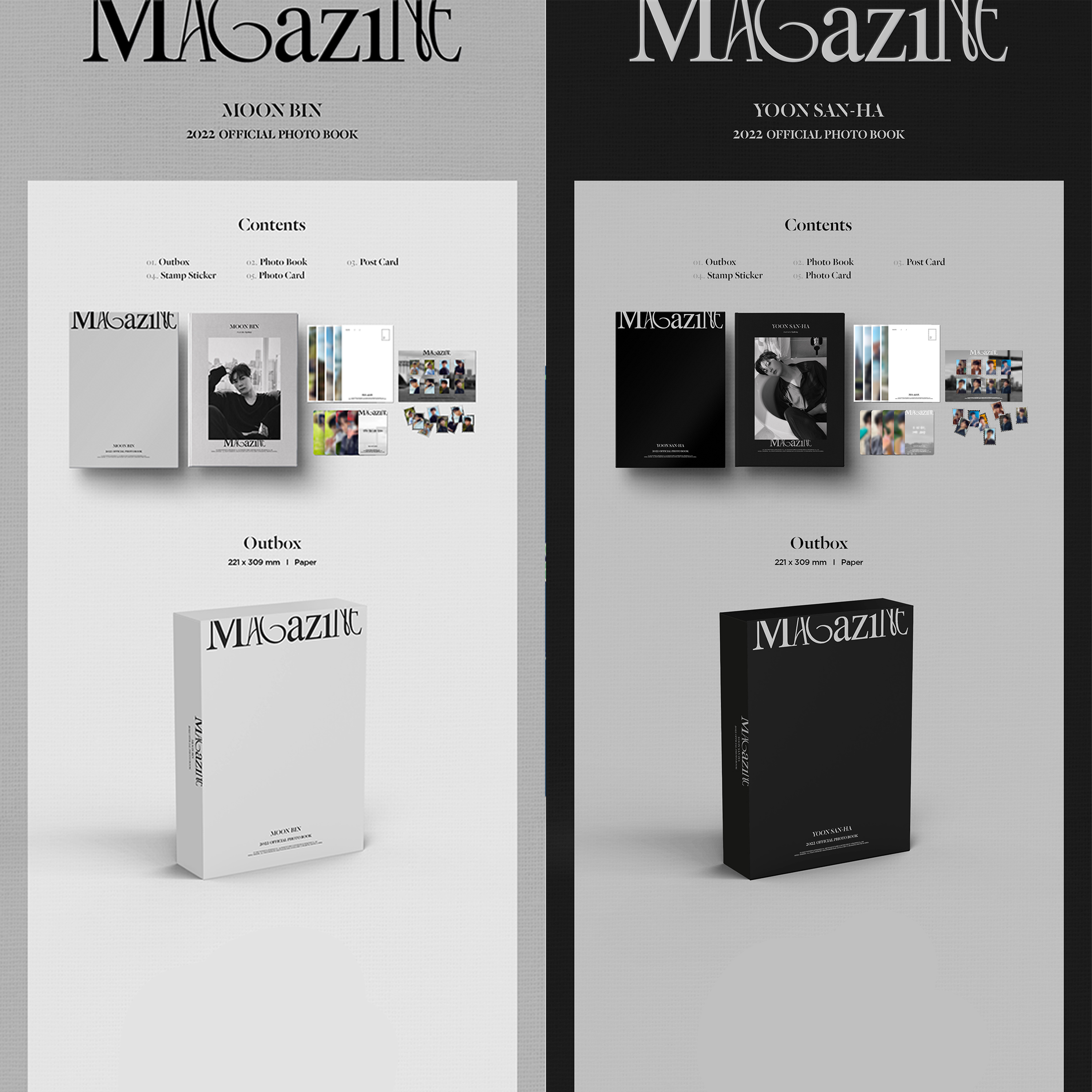 ASTRO MOONBIN & SANHA - 2022 OFFICIAL PHOTOBOOK [MAGAZINE] - Stardust K-pop Shop