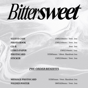 WONHO - BITTERSWEET [2nd Single Album] - Stardust K-pop Shop
