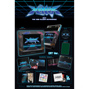 KEY - KILLER [2nd Full Album Repackage] CRT / Box Ver. + POSTER - Stardust K-pop Shop