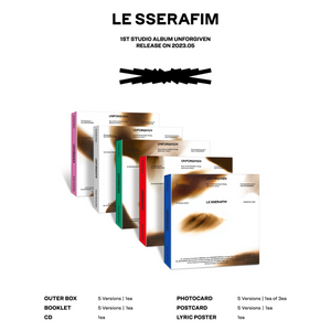 LE SSERAFIM - UNFORGIVEN [1st Full Album] Compact Ver. - Stardust K-pop Shop