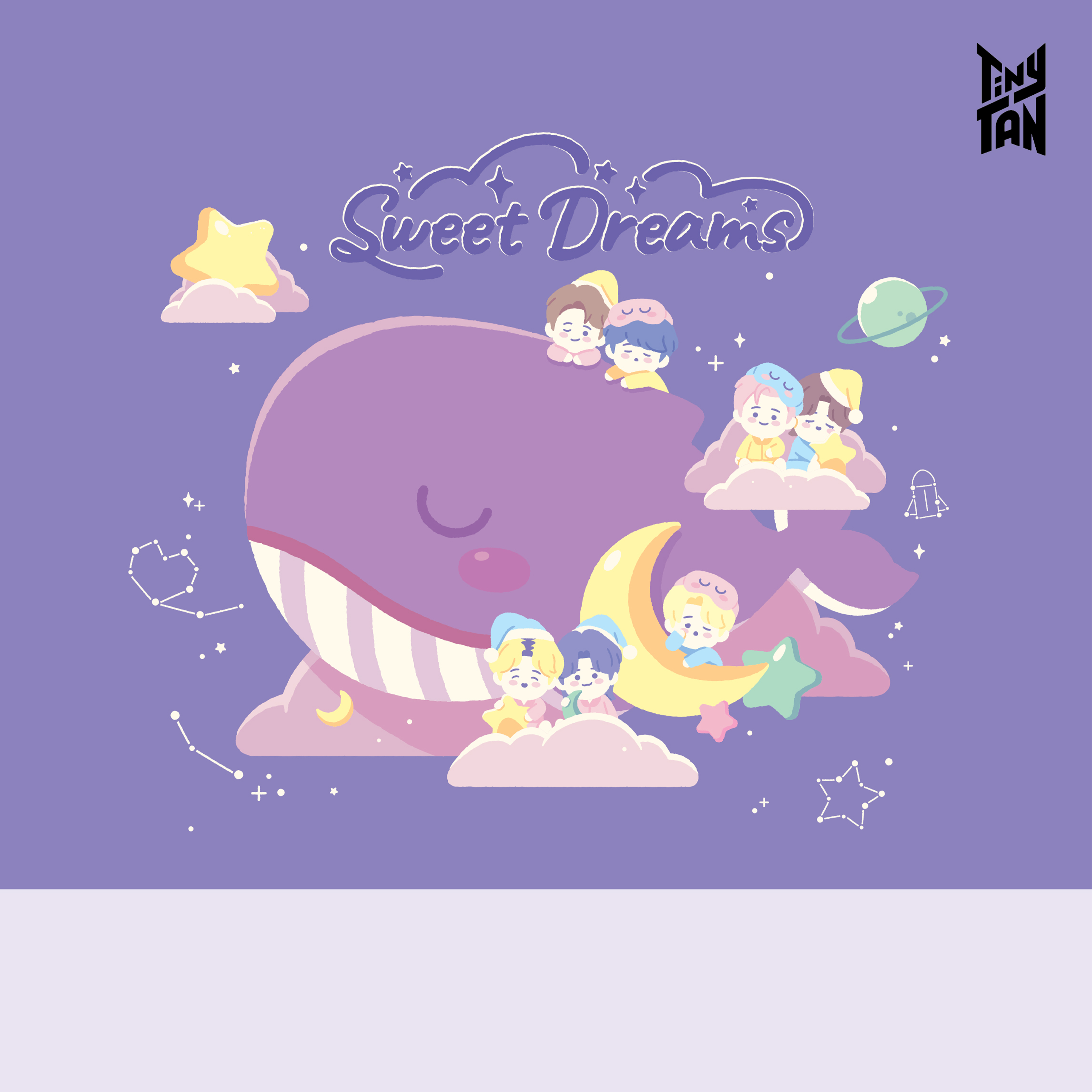 TINYTAN (BTS) - NAIL POLISH STICKER [SWEET DREAMS] - Stardust K-pop Shop