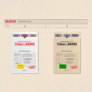 Drippin Villain: Zero 2nd Single A version, B version sleeve