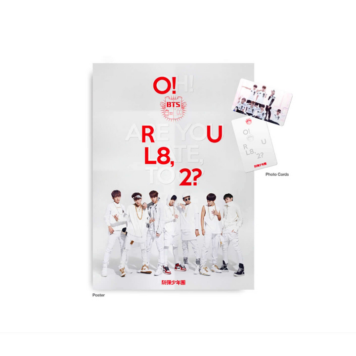 BTS O!RUL8,2? 1st Mini Album photocard, poster (pre-order only)