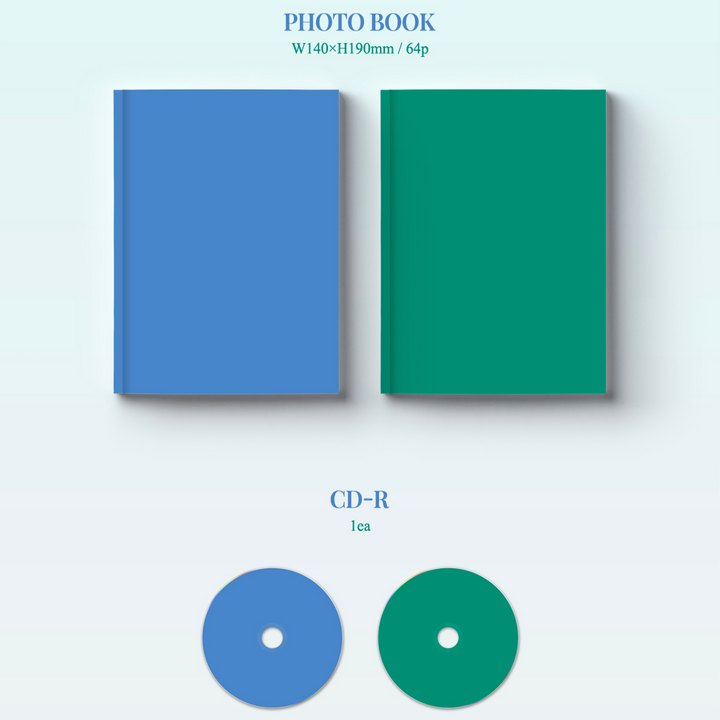 Viviz Summer Vibe 2nd Mini Album F version, R version photobook, CD-R