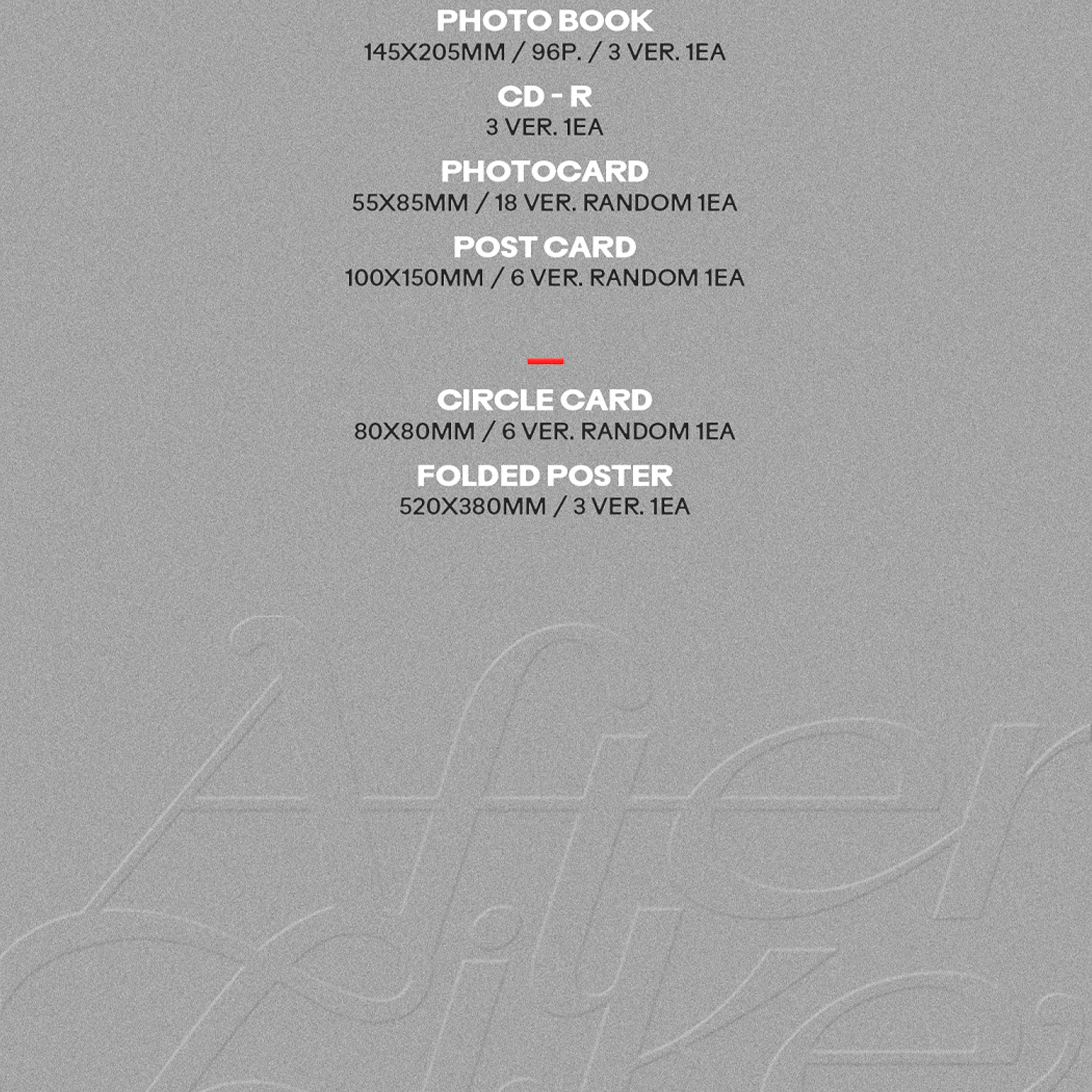 Ive After Like 3rd Single Album Ver 1, Ver 2, Ver 3 