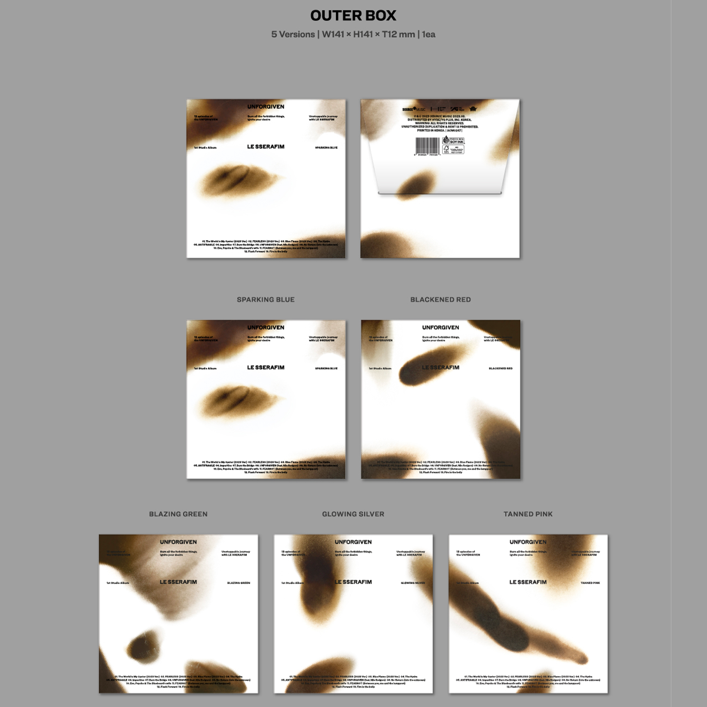 LE SSERAFIM - UNFORGIVEN [1st Full Album] Compact Ver. - Stardust K-pop Shop
