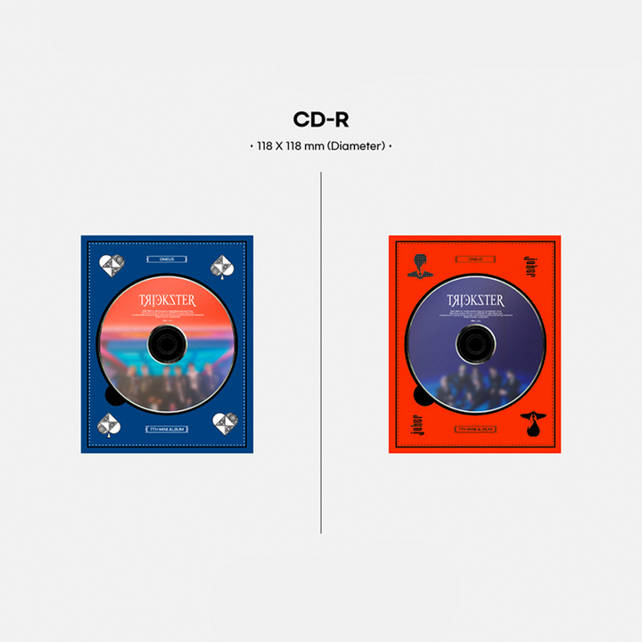 Oneus Trickster 7th Mini Album Joker version, Poker version CD-R