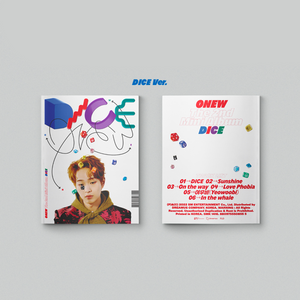 Onew Dice 2nd Mini Album Rolling Version, Dice Version cover