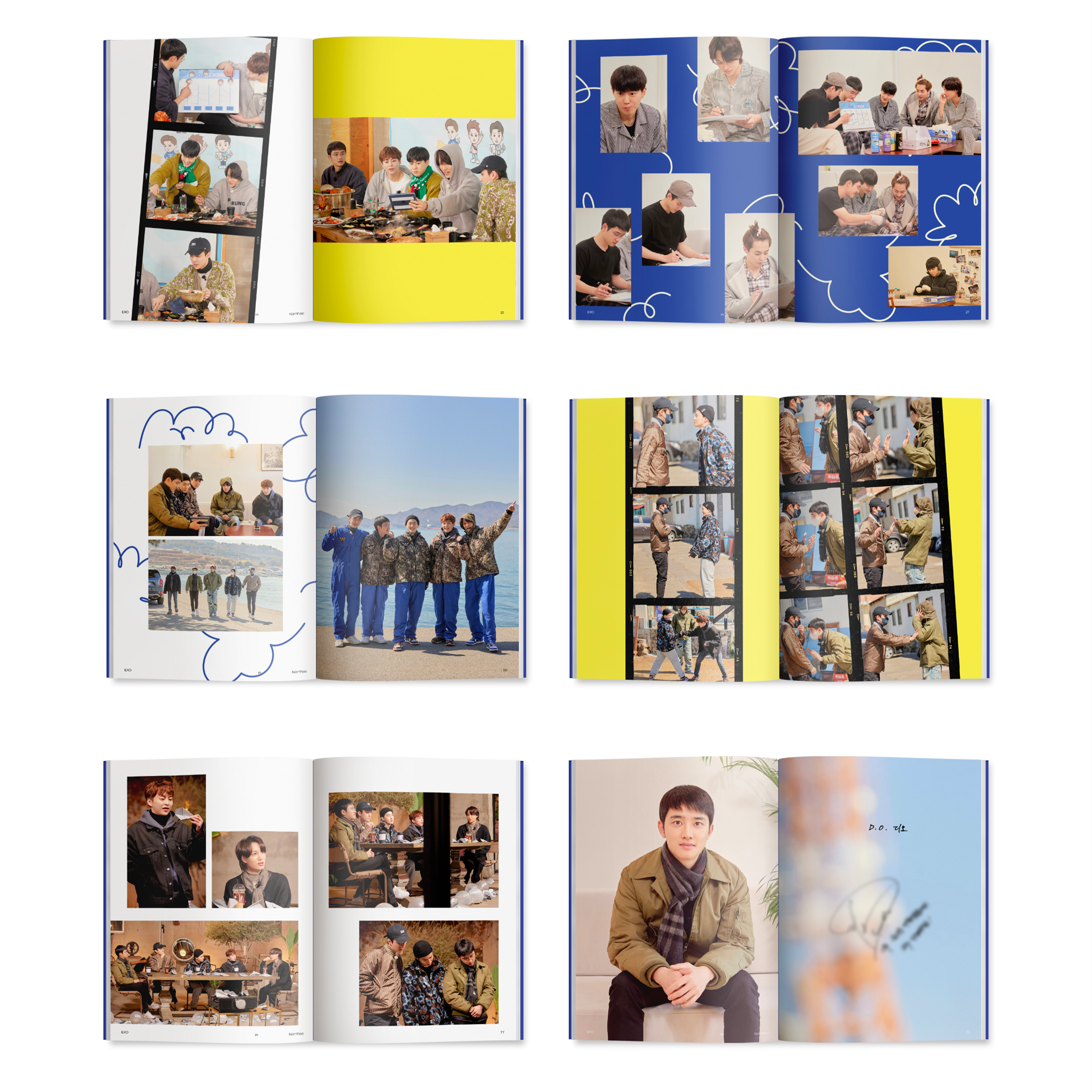 EXO - TRAVEL THE WORLD ON A LADDER IN NAMHAE [Photo Story Book] - Stardust K-pop Shop