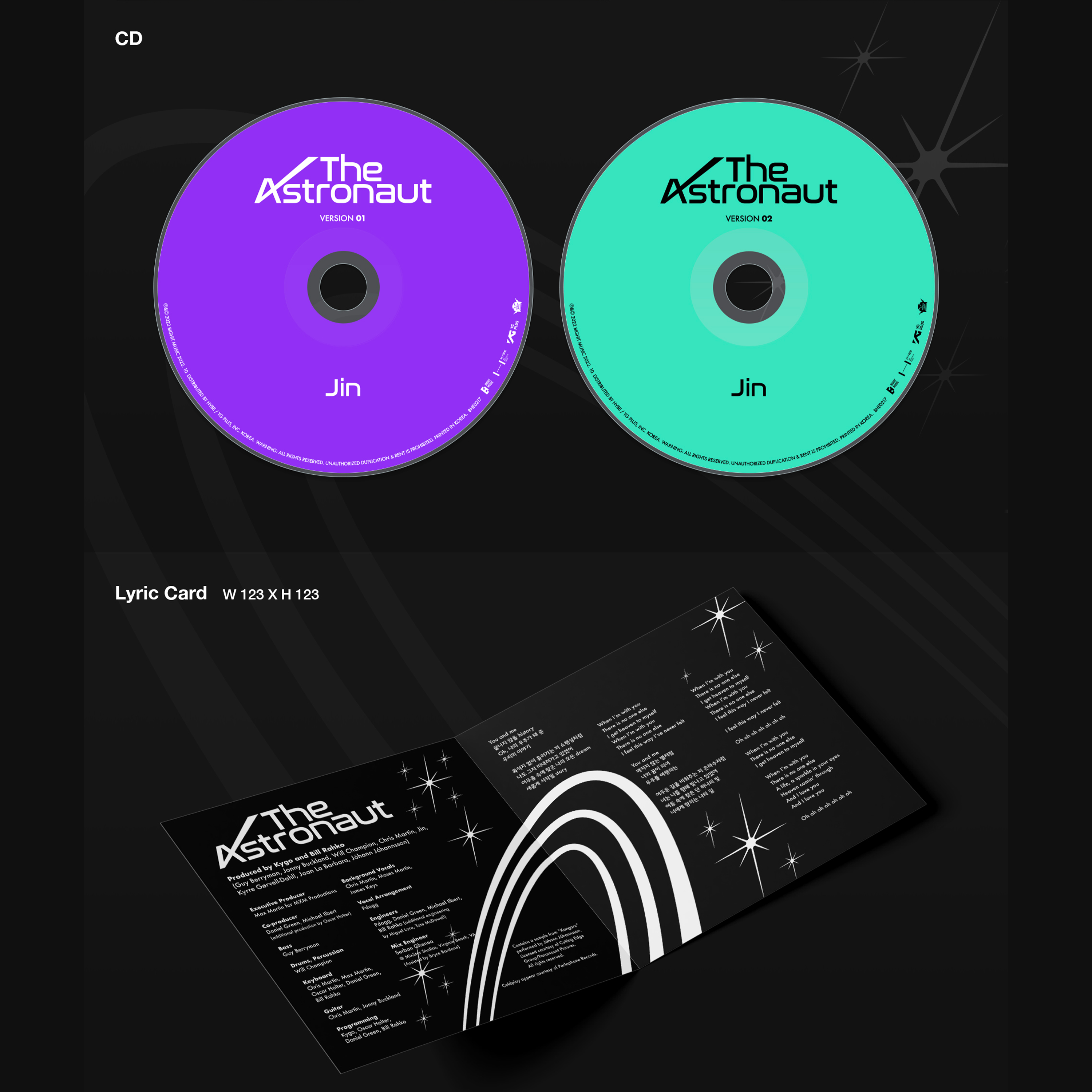 JIN - THE ASTRONAUT [1st Single Album] - Stardust K-pop Shop