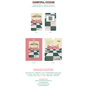 SEVENTEEN - 2022 SVT 6TH FAN MEETING (SEVENTEEN IN CARAT LAND) MEMORY BOOK + DIGITAL CODE - Stardust K-pop Shop