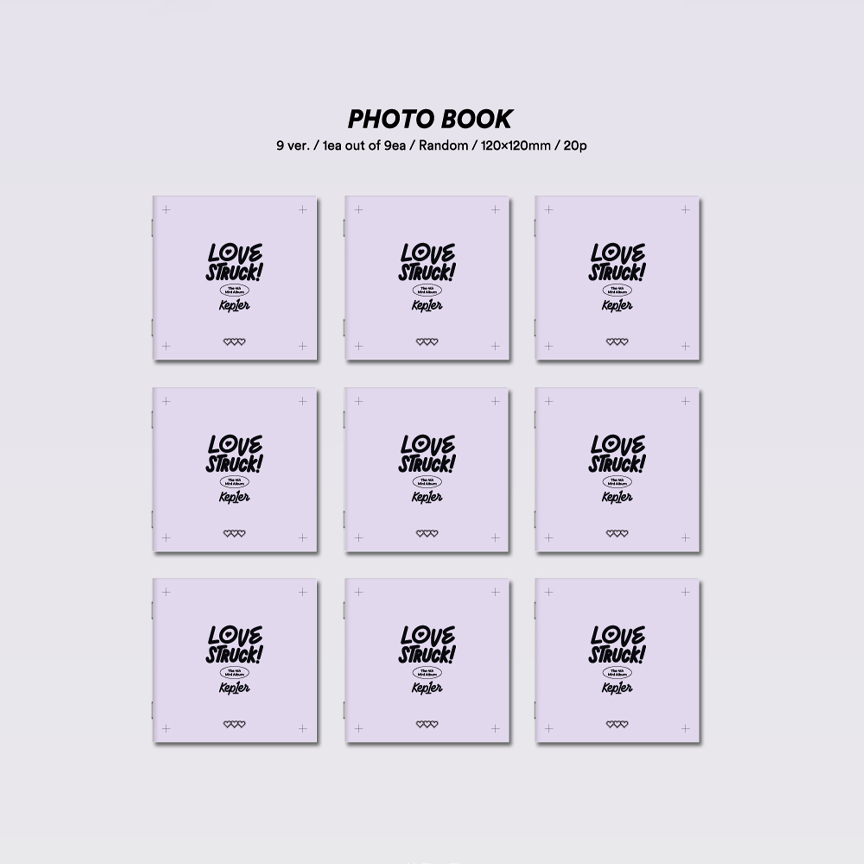 KEP1ER - LOVESTRUCK! [4th Mini Album] Digipack Ver. - Stardust K-pop Shop