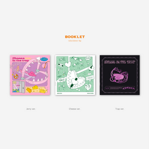 Moonbyul CITT (Cheese In The Trap) Single album Jerry version, Cheese version, Trap version booklet