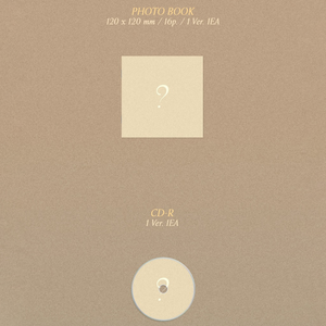Kihyun Voyager 1st Single Album Jewel Case version photobook, CD-R