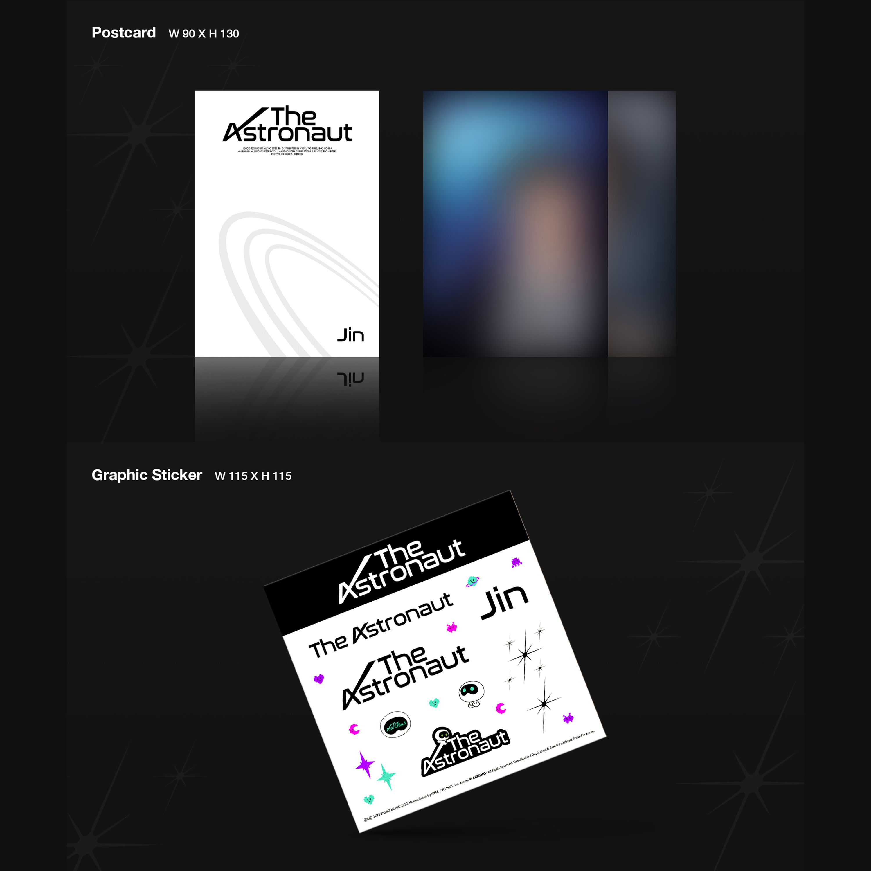 JIN - THE ASTRONAUT [1st Single Album] - Stardust K-pop Shop