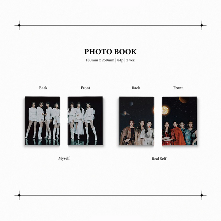 Weeekly Play Game: Awake 1st Single Album Myself version, Real Self version photobook