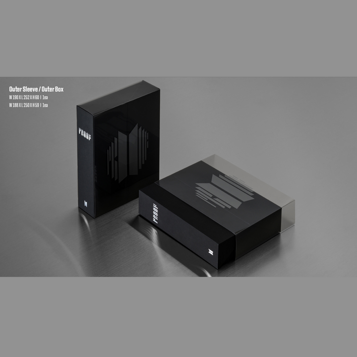 BTS Proof Standard Edition outer sleeve, outer box