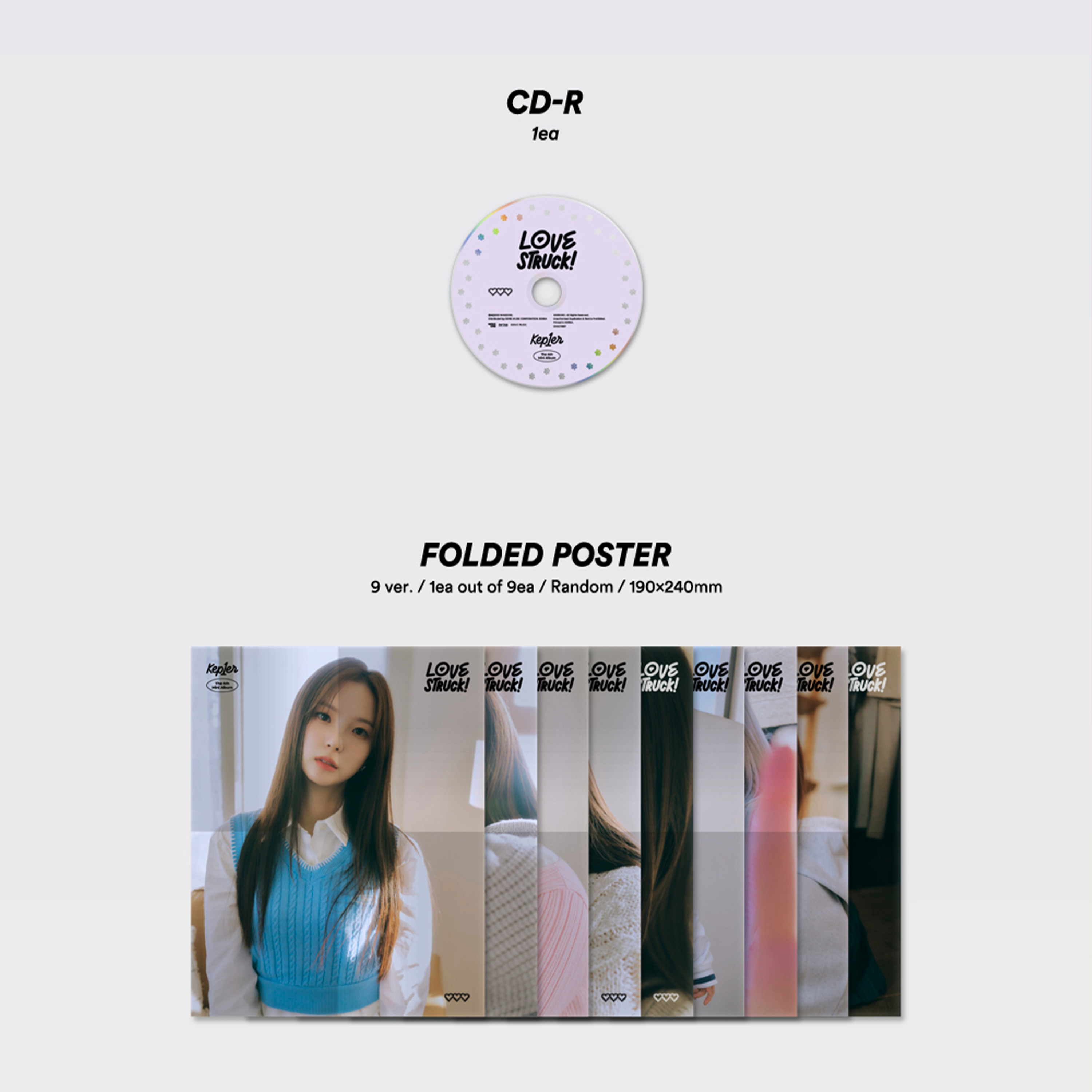KEP1ER - LOVESTRUCK! [4th Mini Album] Digipack Ver. - Stardust K-pop Shop