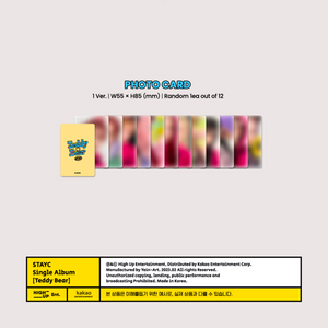 STAYC - TEDDY BEAR [4th Mini Album] Digipack Ver. - Stardust K-pop Shop