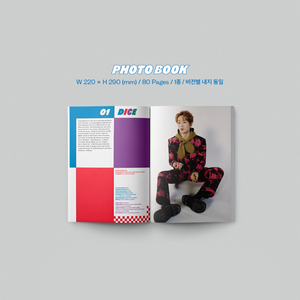 Onew Dice 2nd Mini Album Rolling Version, Dice Version photobook