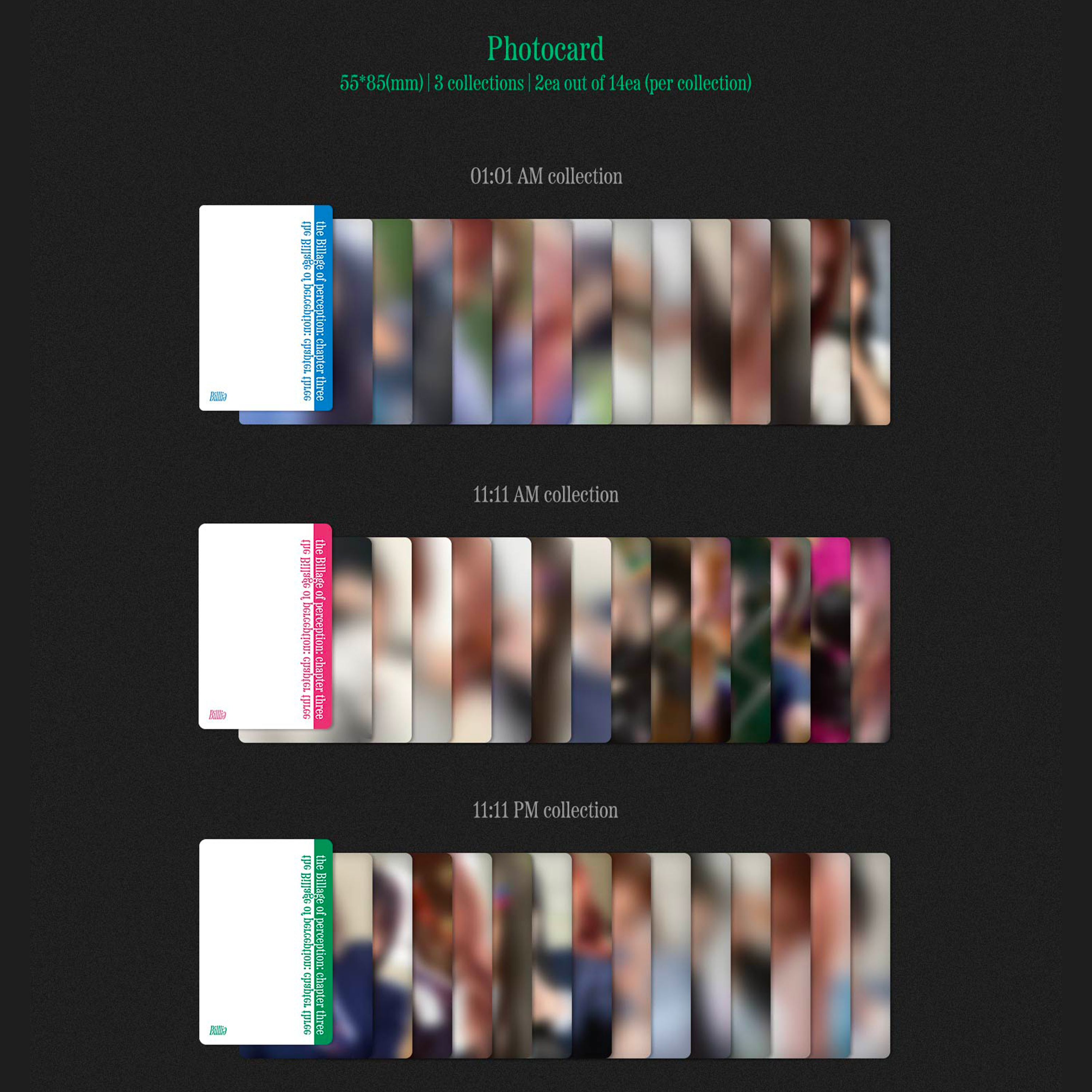 BILLLIE - THE BILLAGE OF PERCEPTION: CHAPTER THREE [4th Mini Album] + POSTER - Stardust K-pop Shop