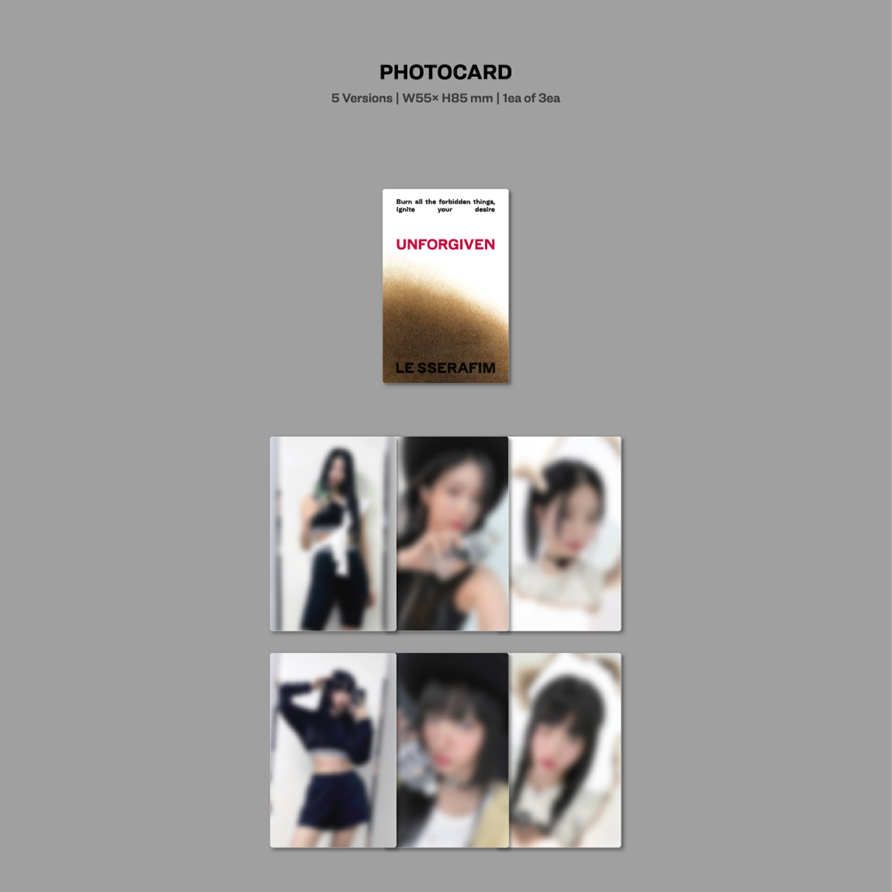 LE SSERAFIM - UNFORGIVEN [1st Full Album] Compact Ver. - Stardust K-pop Shop