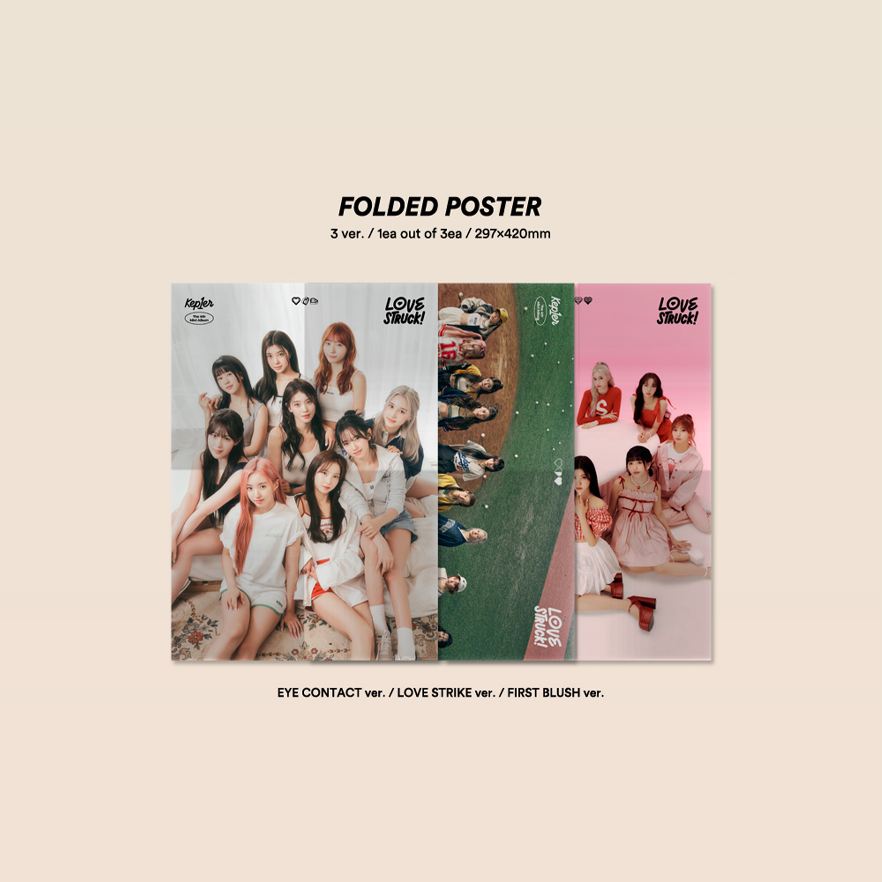 KEP1ER - LOVESTRUCK! [4th Mini Album] - Stardust K-pop Shop