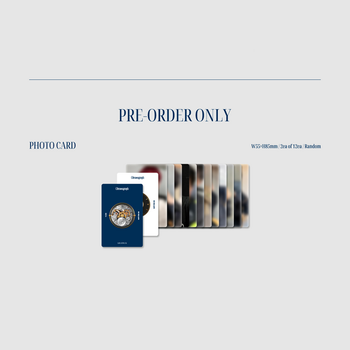 Victon Chronograph 3rd Single Album Chronos Ver / Graphein Ver pre-order only photocard
