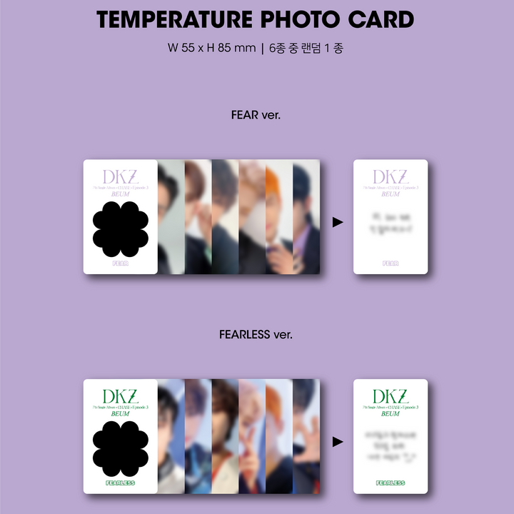 Anteprima delle temperature photocard