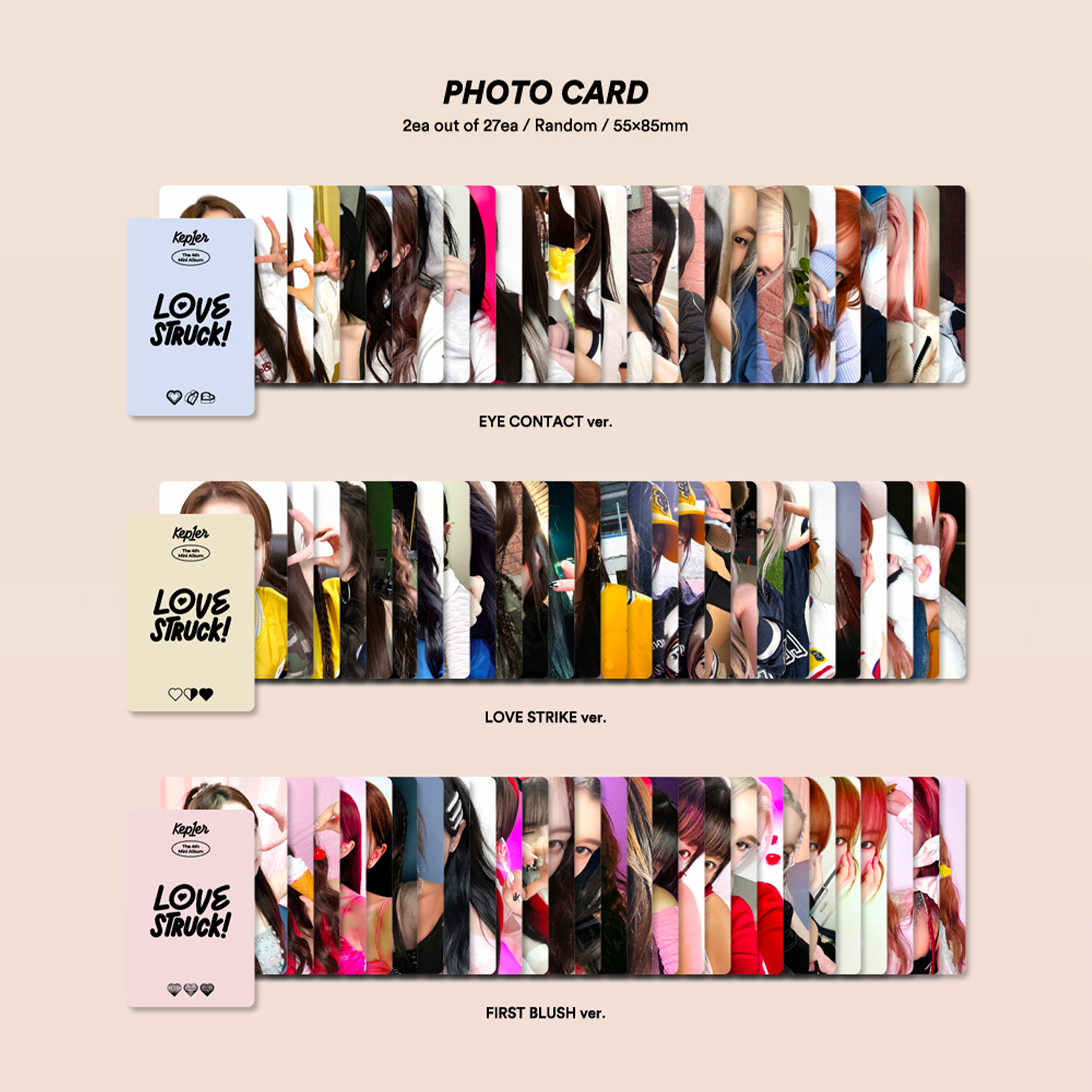KEP1ER - LOVESTRUCK! [4th Mini Album] - Stardust K-pop Shop