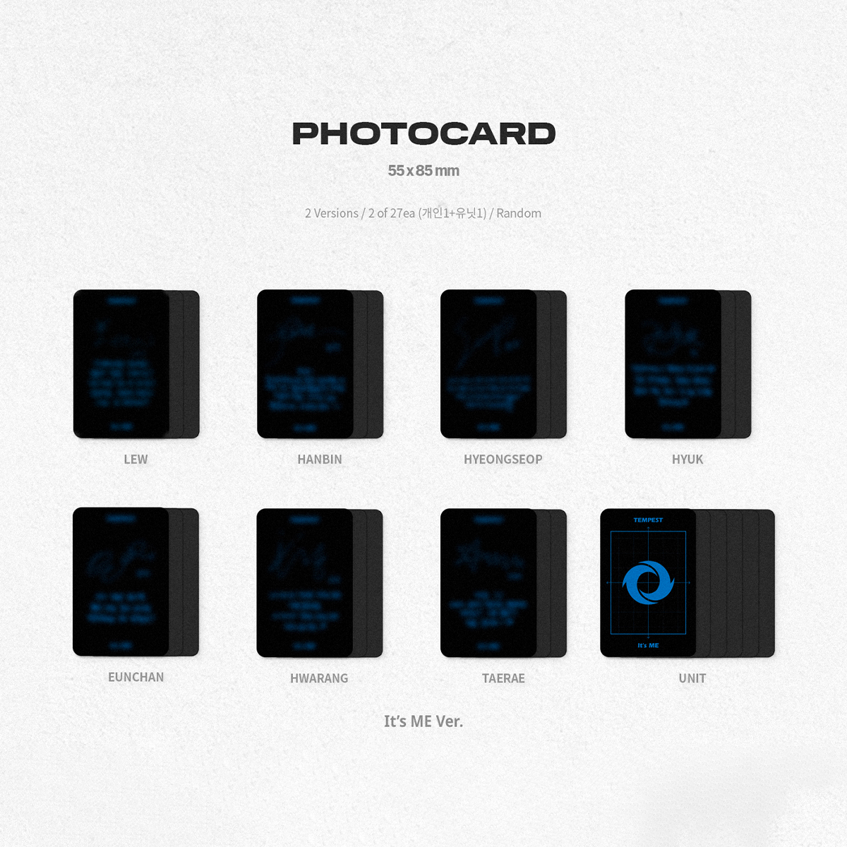 Tempest 1st Mini Album It's Me, It's We photocard