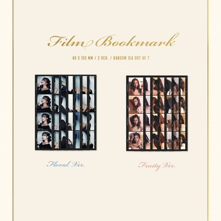 Oh My Girl Real Love 2nd Full Album Floral version, Fruity version film bookmark