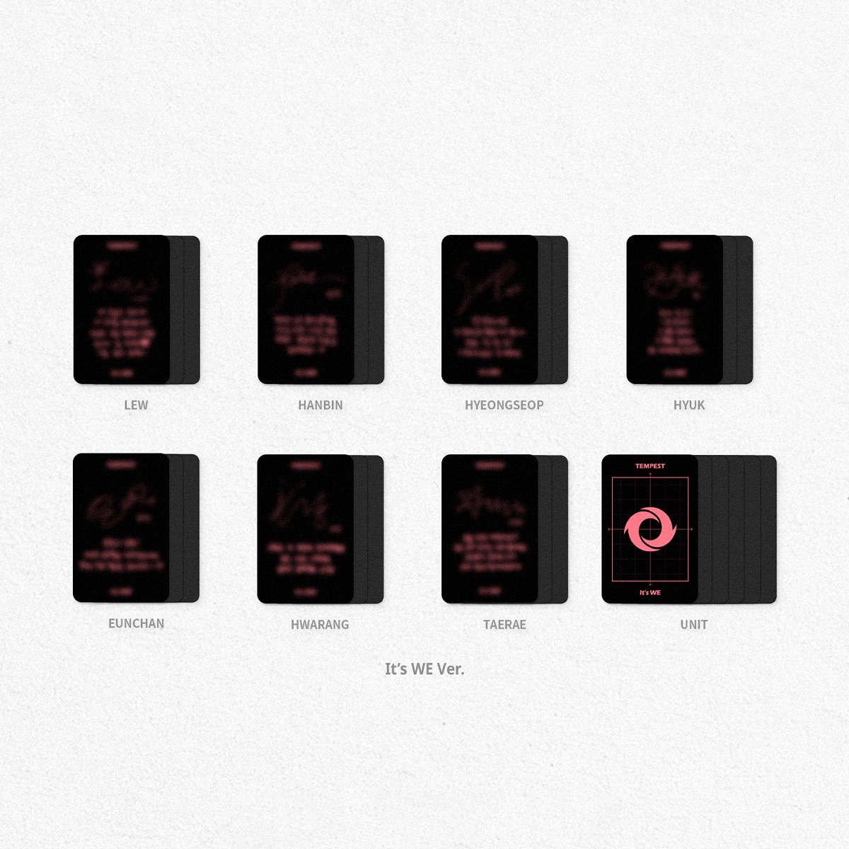 Tempest 1st Mini Album It's Me, It's We photocard