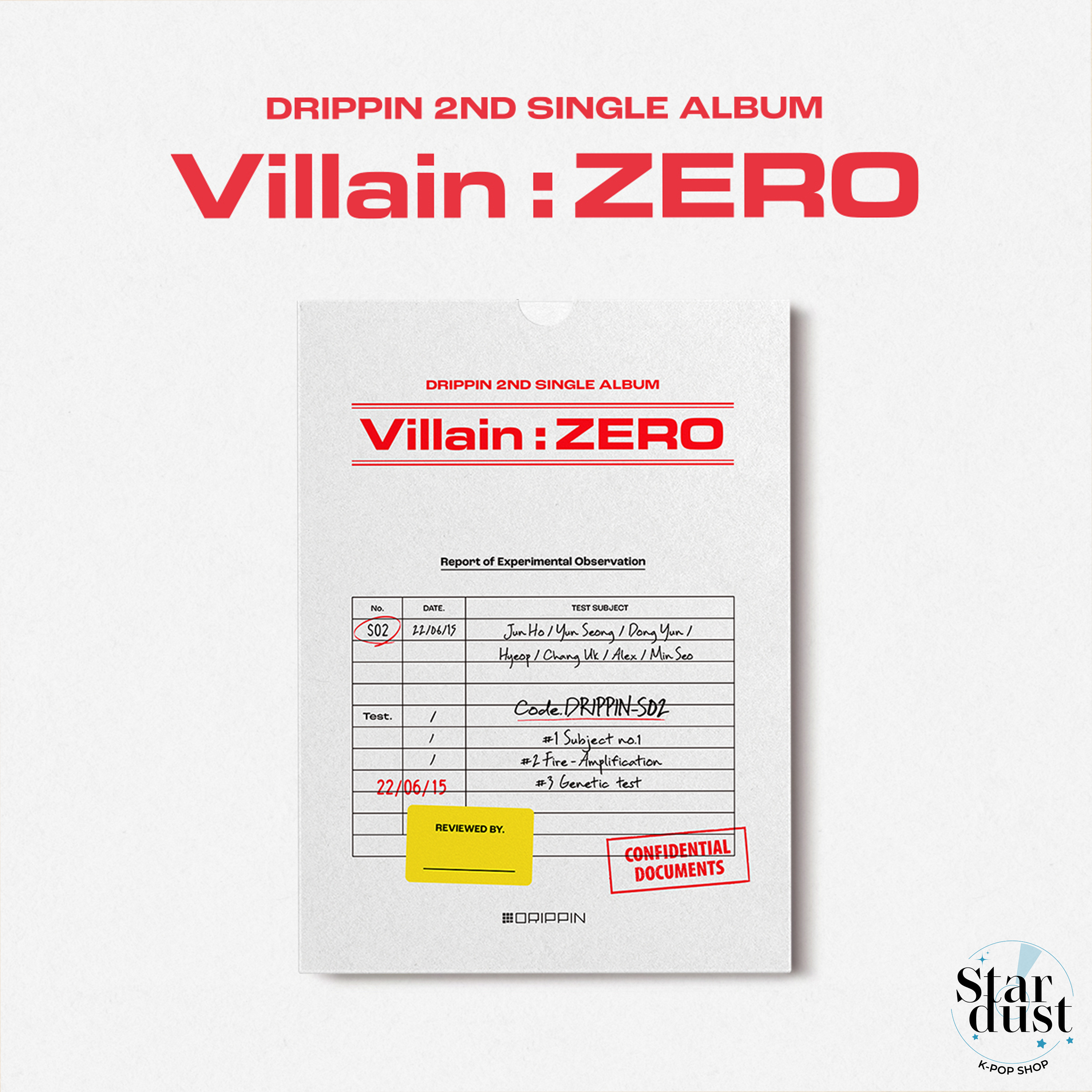 Drippin Villain: Zero 2nd Single A version cover