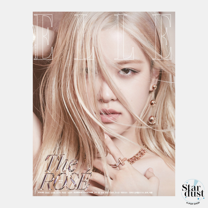 Blackpink RosÉ Elle Korea Magazine [june 2022] Poster Stardust K